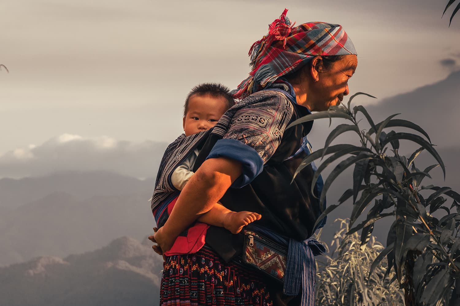 Mother and Child: A Hmong Portrait in Mu Cang Chai